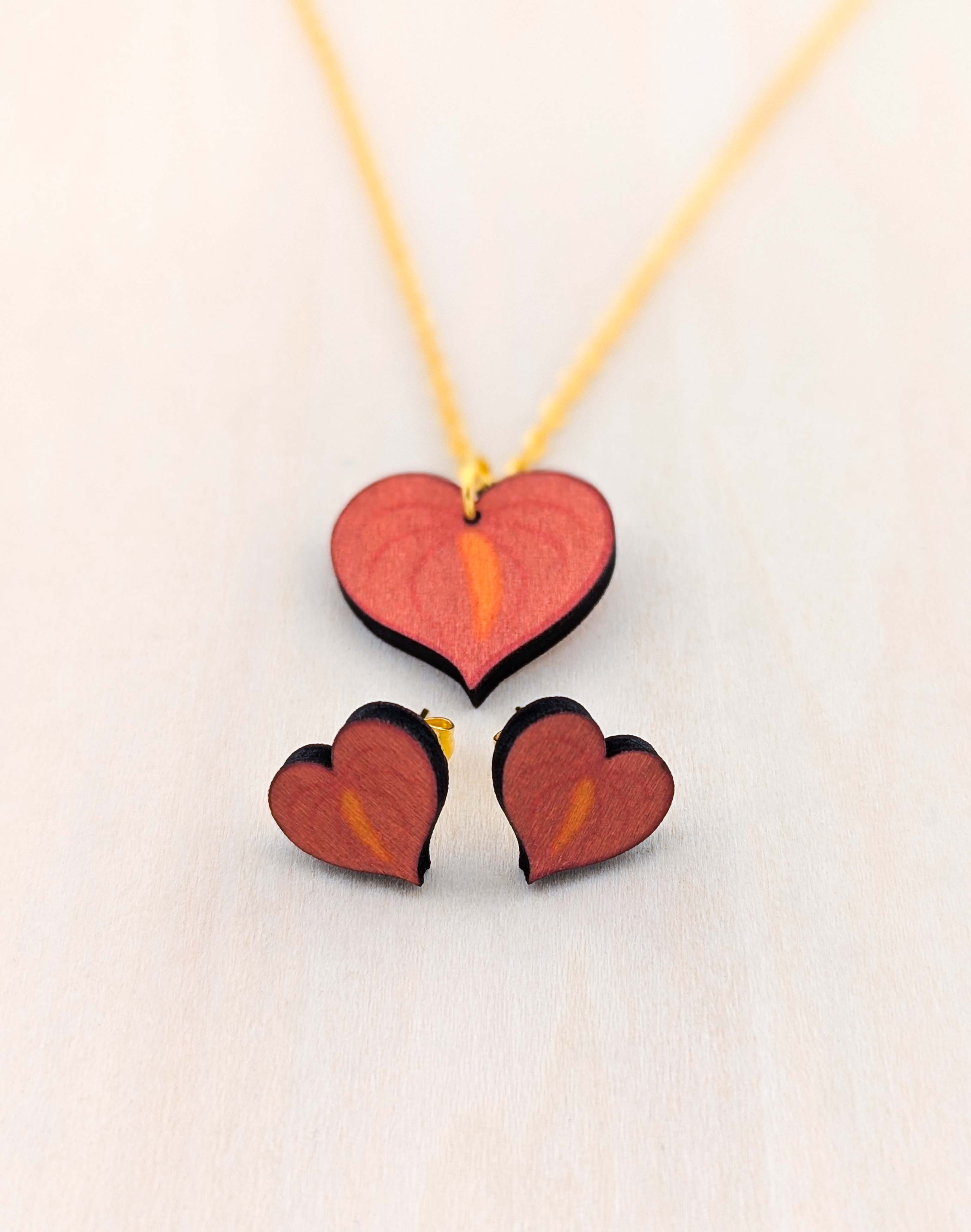 anthurium necklace Anthurium Bento Set – JaneleCo