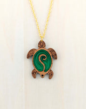 Ancient Honu Pendant – Light Cherry