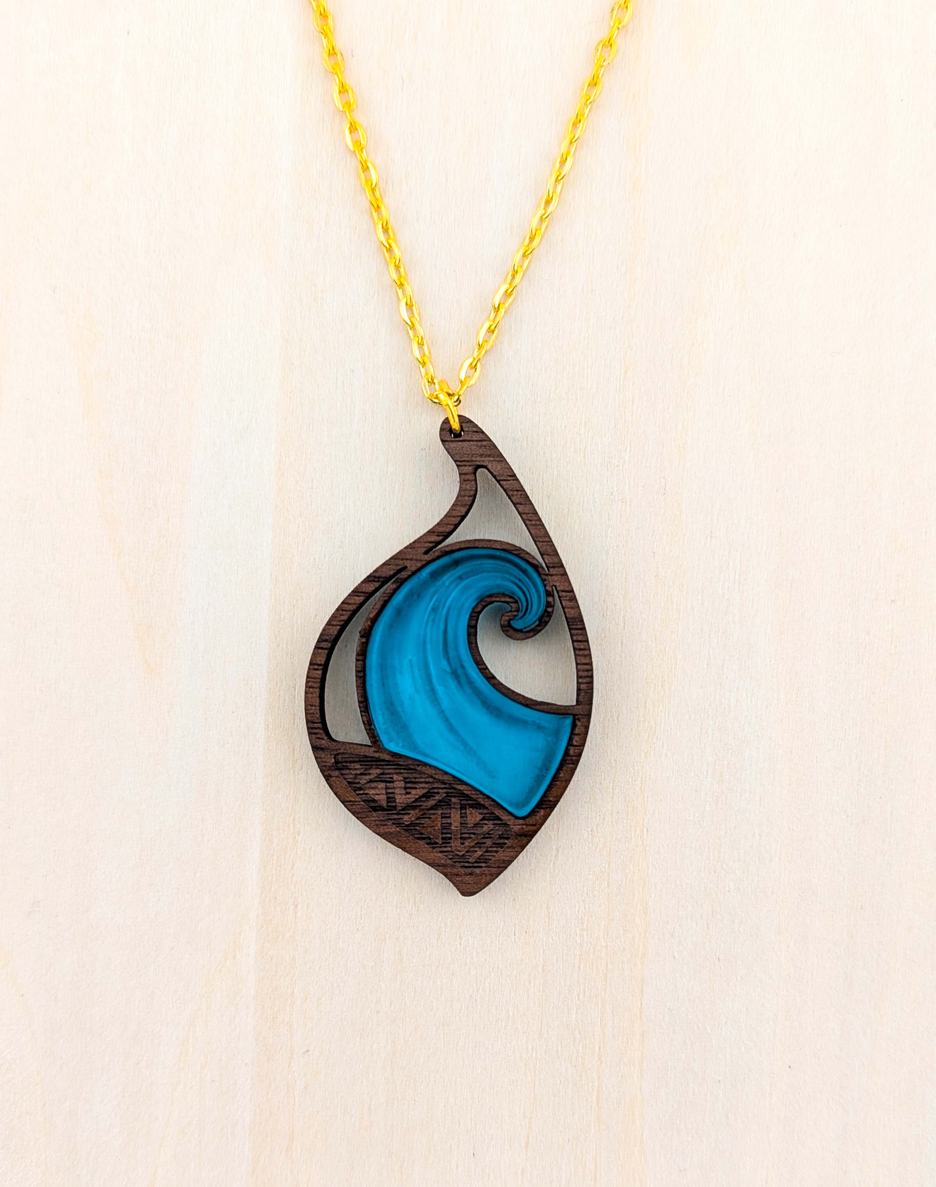 Nalu Lani Pendant – Dark Walnut