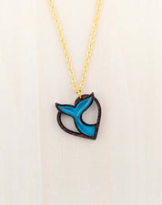 Lover’s Tail Pendant – Dark Walnut