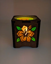 Red Hibiscus Tealight