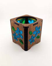Blue Plumeria Tealight