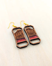 Volcanic Lineage Earrings – Light Cherry