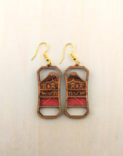 Volcanic Lineage Earrings – Light Cherry