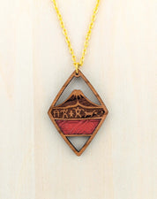 Volcanic Lineage Pendant – Light Cherry